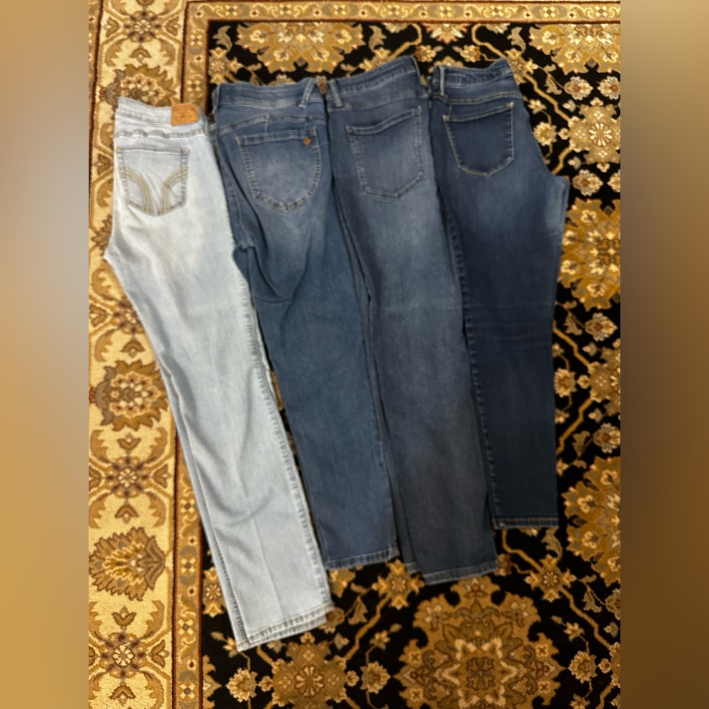 Women's Blue Jeans Set 4 pairs